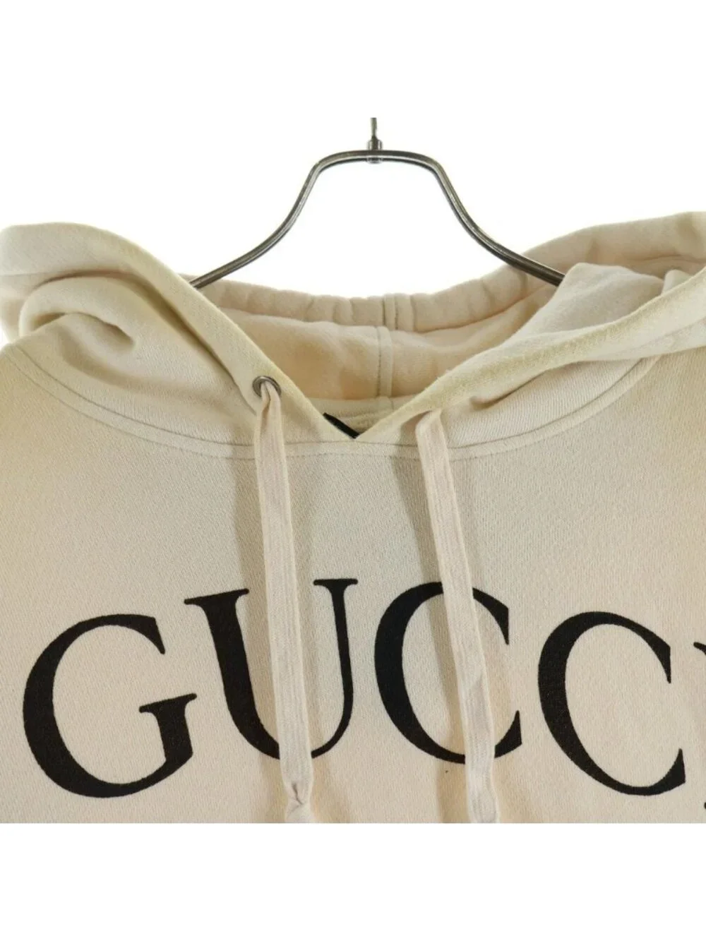 Gucci Interlocking Logo Pullover Hoodie Beige